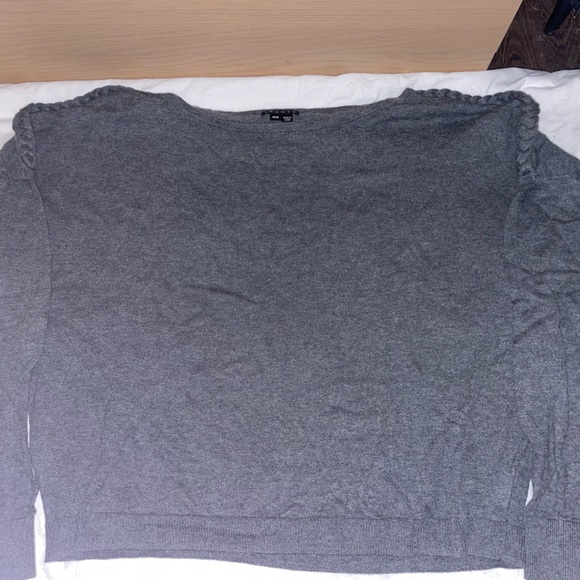 Theory sweater with braided detail on shoulder - Picture 2 of 4